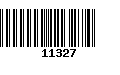 Código de Barras 11327