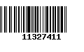 Código de Barras 11327411