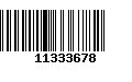 Código de Barras 11333678