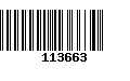 Código de Barras 113663