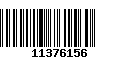 Código de Barras 11376156