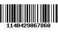 Código de Barras 1140429067860