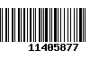 Código de Barras 11405877