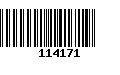 Código de Barras 114171