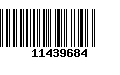 Código de Barras 11439684