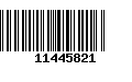 Código de Barras 11445821