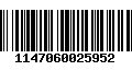 Código de Barras 1147060025952