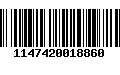 Código de Barras 1147420018860