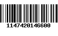 Código de Barras 1147420146600