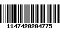 Código de Barras 1147420204775