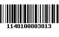 Código de Barras 1148100803813