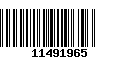 Código de Barras 11491965