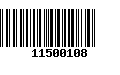 Código de Barras 11500108