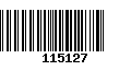 Código de Barras 115127