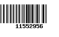 Código de Barras 11552956