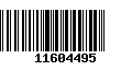 Código de Barras 11604495