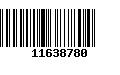 Código de Barras 11638780