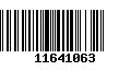 Código de Barras 11641063