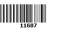 Código de Barras 11687