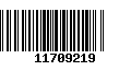 Código de Barras 11709219