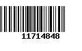 Código de Barras 11714848