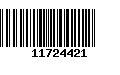 Código de Barras 11724421