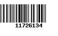 Código de Barras 11726134