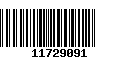 Código de Barras 11729091