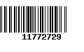 Código de Barras 11772729