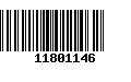 Código de Barras 11801146