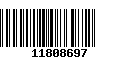 Código de Barras 11808697