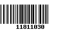 Código de Barras 11811030