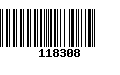 Código de Barras 118308