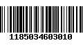 Código de Barras 1185034603010