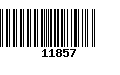 Código de Barras 11857