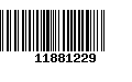 Código de Barras 11881229