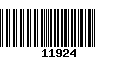 Código de Barras 11924