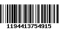 Código de Barras 1194413754915