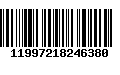 Código de Barras 11997218246380