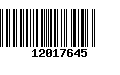 Código de Barras 12017645