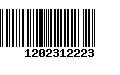 Código de Barras 1202312223