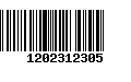 Código de Barras 1202312305