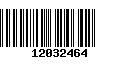 Código de Barras 12032464