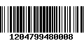 Código de Barras 1204799480008