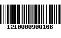 Código de Barras 1210000900166