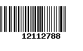 Código de Barras 12112788