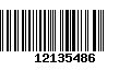 Código de Barras 12135486