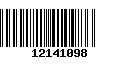 Código de Barras 12141098