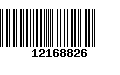 Código de Barras 12168826