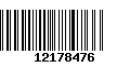 Código de Barras 12178476